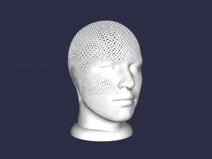 mannequin head Art Sculpture 3d print model - Mito3D
