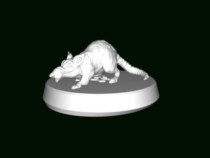 giant rat Toys Games 3d print model - Mito3D