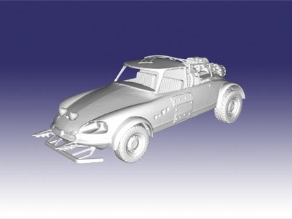 dangereux voiture jouets machinerie 3d print model - Mito3D