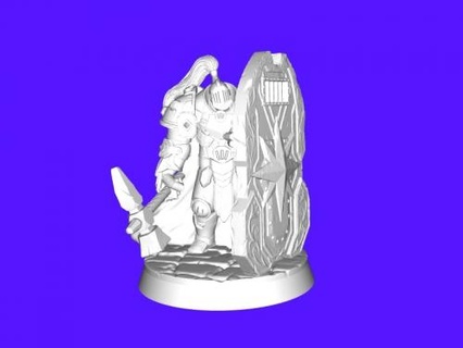 pesado Caballero juguetes personas 3d print model - Mito3D