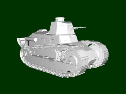 renault ft17 Toys Machinery 3d print model - Mito3D