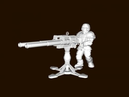 turret gunner Toys People 3d print model - Mito3D