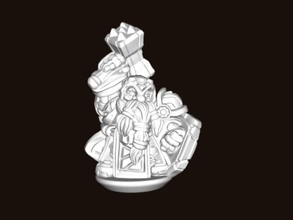 guerrier gnome jouets Jeux 3d print model - Mito3D