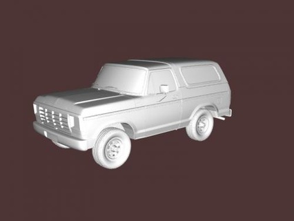 ford bronco 1978 Toys Machinery 3d print model - Mito3D
