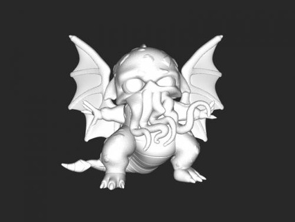 cthulhu Spielzeuge Cartoons 3d print model - Mito3D