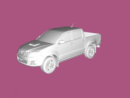 hilux 2012 Toys Machinery 3d print model - Mito3D