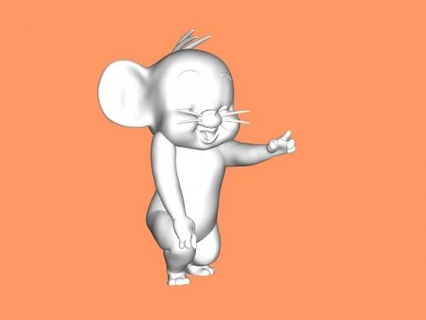 riant jerry obj jouets dessins animés 3d print model - Mito3D