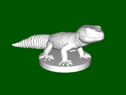 Leopard Gecko Spielzeuge Tiere 3d print model - Mito3D