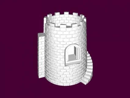 watch tower Art Architecture 3d print model - Mito3D