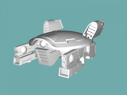 Uzay Uçan göz obj oyuncaklar makine 3d print model - Mito3D
