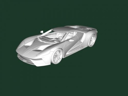 ford gt rc Toys Machinery 3d print model - Mito3D