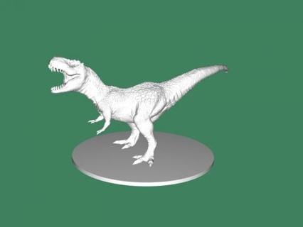 effrayant tyrannosaure jouets animaux 3d print model - Mito3D