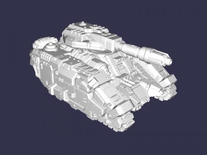 güçlü bilimkurgu tank oyuncaklar makine 3d print model - Mito3D
