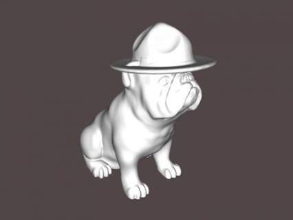 dog hat Toys Animals 3d print model - Mito3D