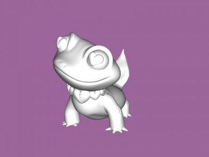 gecko love Toys Animals 3d print model - Mito3D
