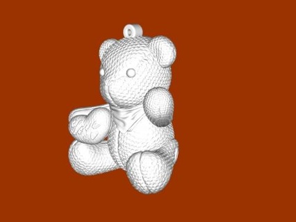 knitting bear Toys Animals 3d print model - Mito3D