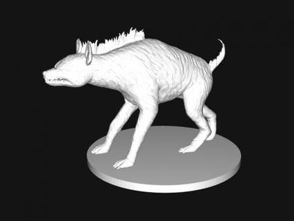 giant hyena Toys Animals 3d print model - Mito3D
