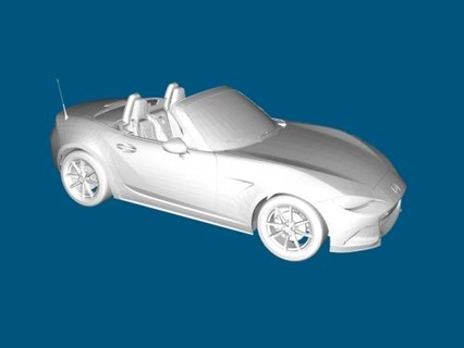 Mazda miata brinquedos maquinaria 3d print model - Mito3D