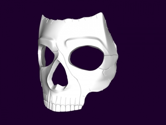 cranio maschera moda accessori 3d print model - Mito3D