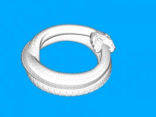 génial serpent mode ornements 3d print model - Mito3D