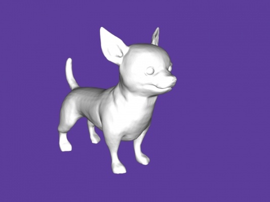 young chihuahua toys animals 3d print model - Mito3D