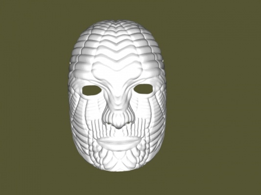 fantasie maske mode zubehör 3d print model - Mito3D