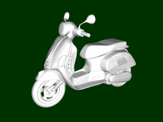 vespa scooter giocattoli macchinari 3d print model - Mito3D