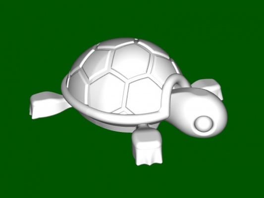young turtle toys animals 3d print model - Mito3D
