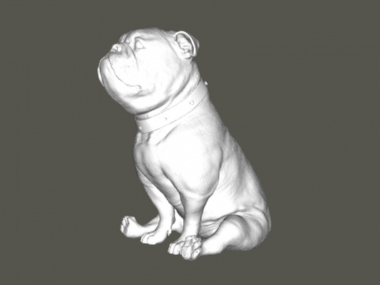 realistic bulldog toys animals 3d print model - Mito3D