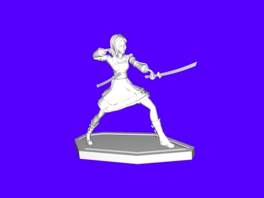 ninja mädchen spielzeuge 3d print model - Mito3D