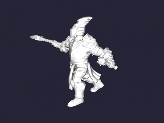 fighting warlord toys games 3d print model - Mito3D