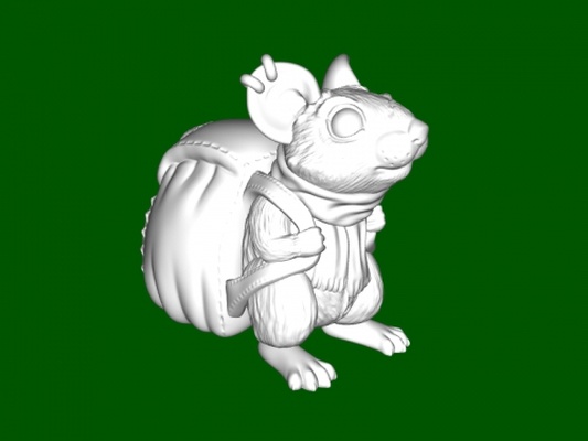 rat sac jouets animaux 3d print model - Mito3D