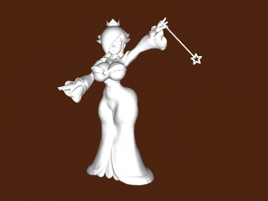 rosalina giocattoli giochi 3d print model - Mito3D