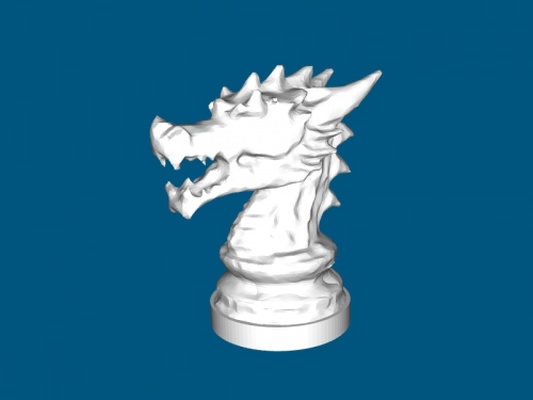 chess piece dragon toys games 3d print model - Mito3D