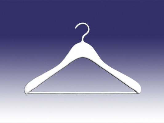 simple clothes hanger home accessories 3d print model - Mito3D