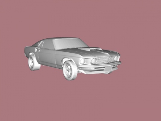 ford mustang boss spielzeuge maschinen 3d print model - Mito3D