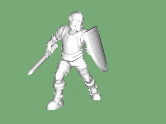 angreifen ritter spielzeuge 3d print model - Mito3D