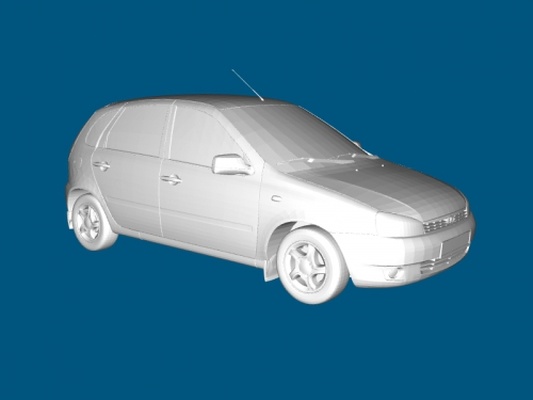 lada kalina juguetes maquinaria 3d print model - Mito3D