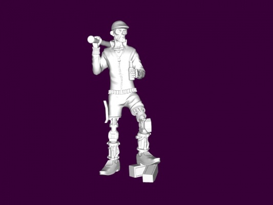 bandido cyberpunk juguetes juegos 3d print model - Mito3D