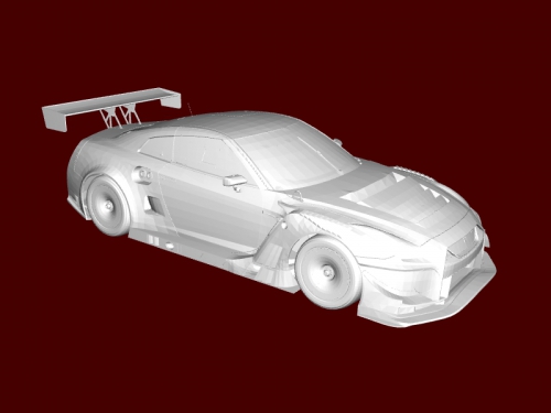 nissan gtr gt3 2018 brinquedos maquinaria 3D print model - Mito3D