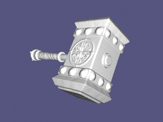 celtic hammer toys weapon 3d print model - Mito3D