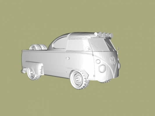 dachwagen spielzeuge maschinen 3d print model - Mito3D