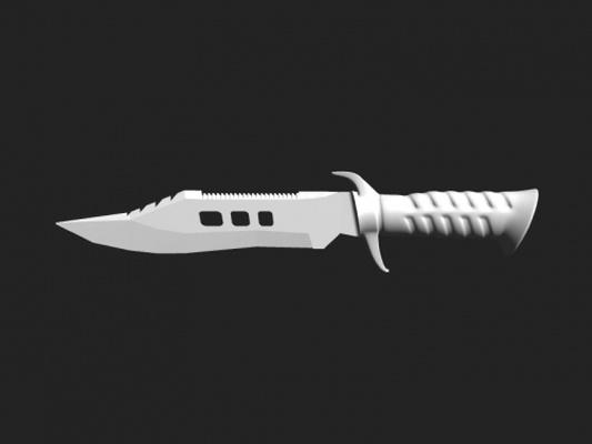 cuchillo cómodo encargarse juguetes arma 3d print model - Mito3D