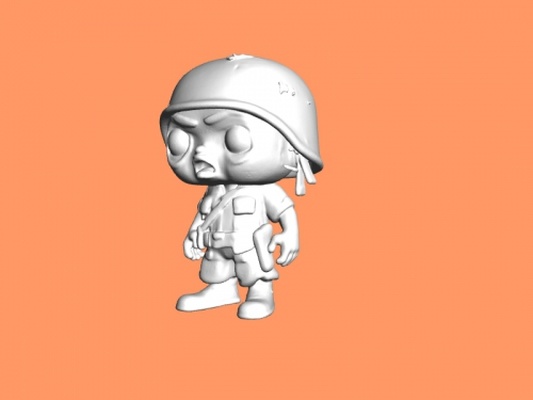 zombi soldat jouets jeux 3d print model - Mito3D