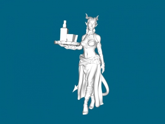 demone barista giocattoli giochi 3d print model - Mito3D