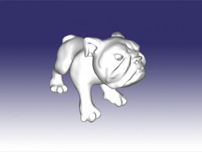 bulldog toys animals 3d print model - Mito3D
