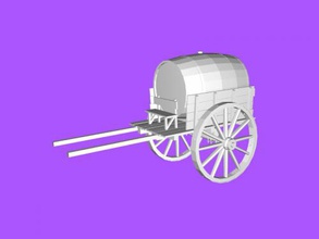 winemaker's cart free 3d model - download stl file Toys Machinery 3d print model - Mito3D