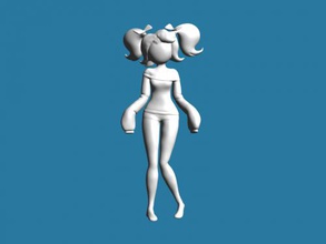 fiery princesse gratuit modèle 3d téléchargement fichier stl jouets dessins animés 3d print model - Mito3D