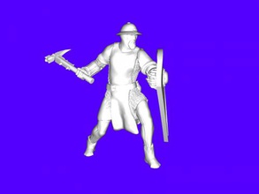 atacante soldado livre modelo 3d download arquivo stl Brinquedos atacando 3d print model - Mito3D