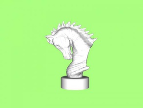 arabisch Pferd Büste frei 3d Modell download stl Datei Kunst Skulptur 3d print model - Mito3D